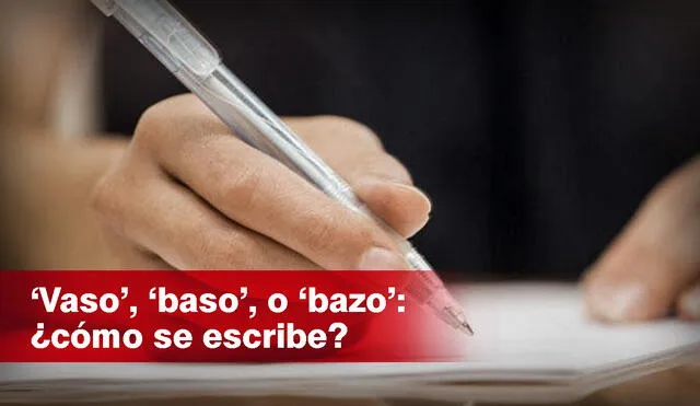 ‘Vaso’, ‘baso’, o ‘bazo’ tienen diferentes usos de acuerdo con la RAE. Foto: universidades.pe