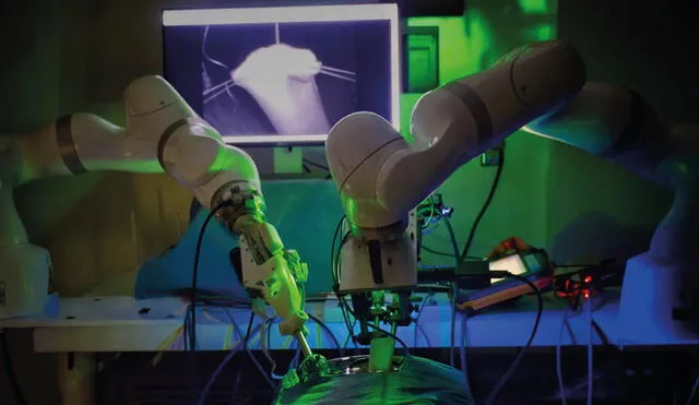 El robot ayudará en las actividades médicas de la universidad con sus pacientes. Foto: Universidad Johns Hopkins