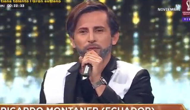 Ricardo Montaner no pudo con Juan Gabriel en la semifinal de Yo soy. Foto: captura Latina