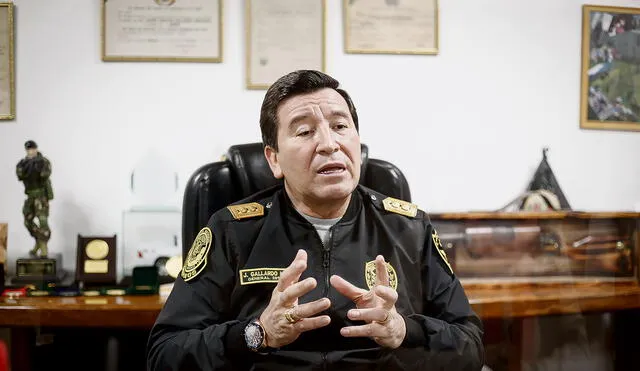Señalado. Comandante general PNP, Javier Gallardo. Foto: Antonio Melgarejo / La República