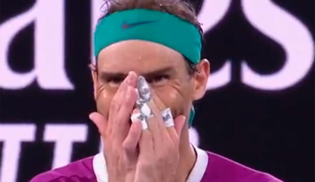 Rafael Nadal se consagró en Australia Open. Foto: Captura ESPN.