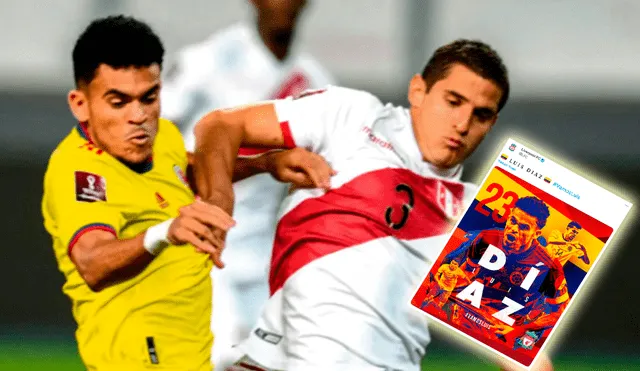 Luis Díaz es nuevo jugador del Liverpool inglés. Foto: selección peruana/composición
