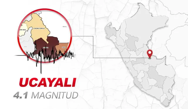El sismo en Ucayali se produjo a las 01.48 a. m. de este lunes 31 de enero. Foto: composición LR