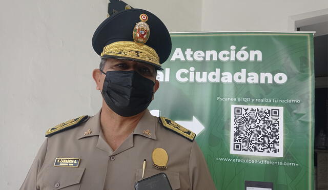 Jefe policial de Arequipa, Víctor Zanabria Ángulo, manifestó que el código ya fue presentado el año pasado. Foto: Arequipa es diferente