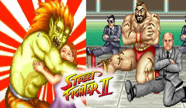 Final de Blanka y Zangief en Street Fighter II. Foto: captura de YouTube