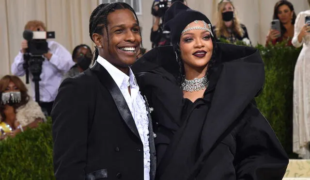Rihanna y A$AP Rocky se conocieron en el 2012, cuando trabajaron en el tema "Cockiness (Love it)". Foto: AFP