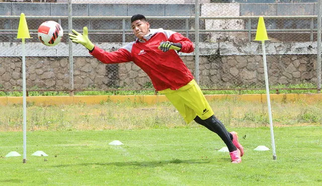 Pedro Trujillo tiene 21 años y espera una chance en el pórtico de Cienciano Foto: Club Cienciano