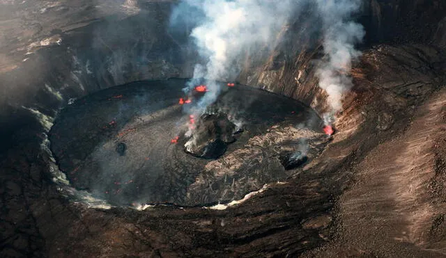 Según el estudio, los metales llegan con el magma hasta la base de la corteza, donde una 'válvula' les permite ascender hasta la zona volcánica en la superficie. Foto referencial: USGS