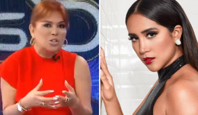 Magaly Medina opinó sobre la decisión que tomó el canal al separar a Melissa Paredes del programa. Foto: captura de ATV / Melissa Paredes - Instagram