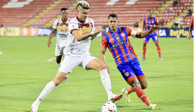 Tolima y Unión Magdalena se enfrentaron en el Estadio Manuel Murillo Toro. Foto: Tolima