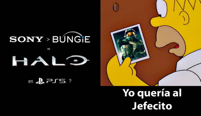 Sony se hizo con el estudio que creó Halo, el juego emblema de su mayor competidor Xbox. Como era de esperarse, los memes no tardaron en llegar. Foto: Facebook