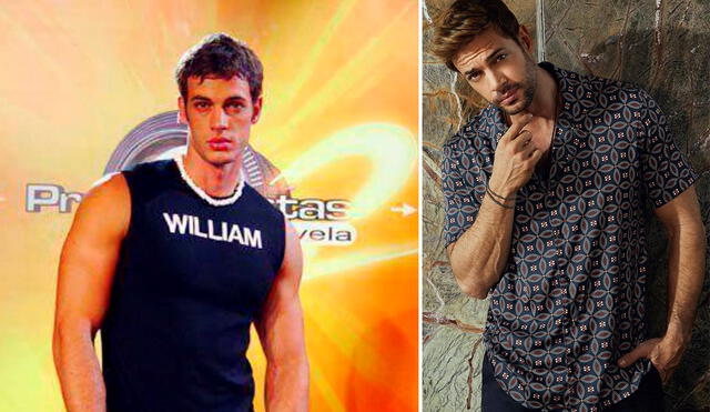 El antes y después de William Levy cuando participó en el reality de Telemundo, Protagonistas de novela. Foto: composición/Telemundo/Instagram/@willevy