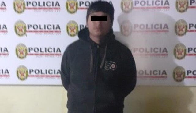 Detenido fue conducido a Área Antidrogas de Trujillo. Foto: PNP