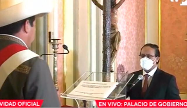 De acuerdo con su hoja de vida, en 2020 fue gerente de Desarrollo Social de la Municipalidad Provincial de Huaral. Foto: Captura TV Perú