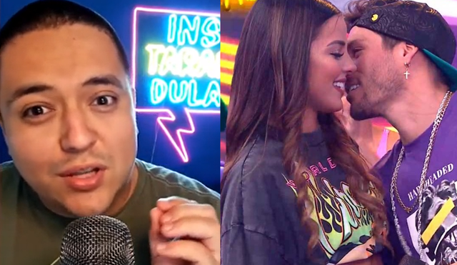 Samuel Suarez se burla del "ampay" de Patricio y Luciana en 'Esto es Habacilar'. Foto: Composición LR
