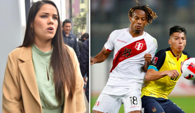 “Hoy señores tiene que ganar Perú porque ya hice mi apuestita", dijo Andrea San Martín. Foto: archivo GLR/ EFE