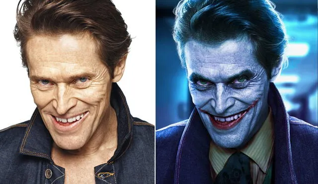 Willem Dafoe como Joker es un casting soñado por los seguidores del villano. Foto: composición / William Gray