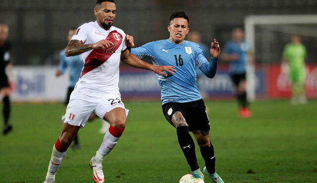 Uruguay recibirá a Perú en Montevideo en la siguiente jornada de las Eliminatorias Qatar 2022. Foto: AFP