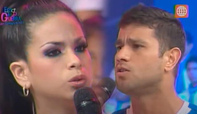 En 2012, Sully Sáenz y Yaco Eskenazi protagonizaron una escena de celos durante la emisión de Esto es guerra. Foto: captura/América TV