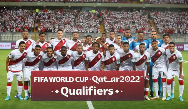 Selección peruana se ubica quinto en las Eliminatorias Qatar 2022. Foto: FPF