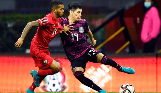 México y Panamá igualan por el octogonal final de las Eliminatorias Qatar 2022. Foto: AFP