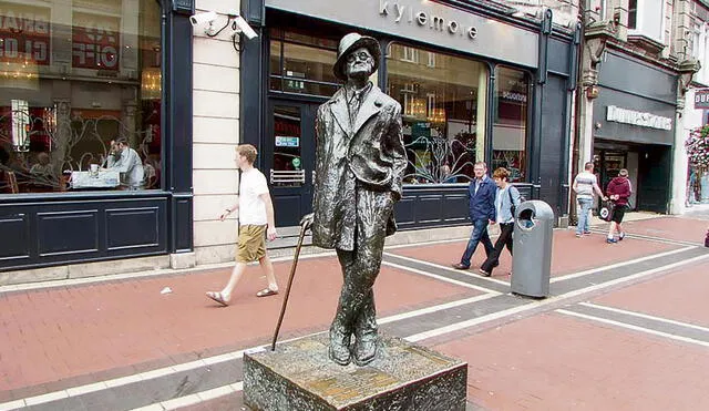 El maestro. Escultura de James Joyce en Dublín. Foto: difusión