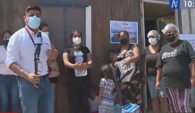 Familias piden ayuda urgente para que Repsol responda. Foto: captura de Canal N