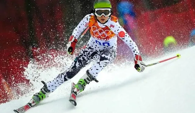 Ornella Oettl Reyes disputará sus terceros Juegos Olímpicos de invierno. Foto: AFP