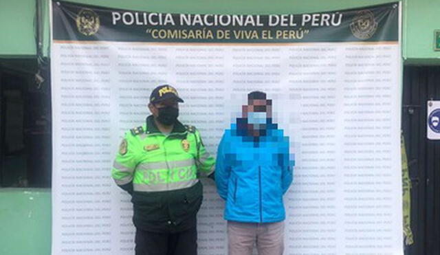 El sujeto fue identificado como Abel Arnulfo Zegarra. Foto: PNP/ referencial