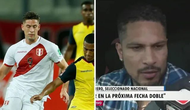 Paolo Guerrero defendió a Santiago Ormeñó y espera que el público le dé su confianza. Foto: Composición LR/captura TV Perú/FPF.