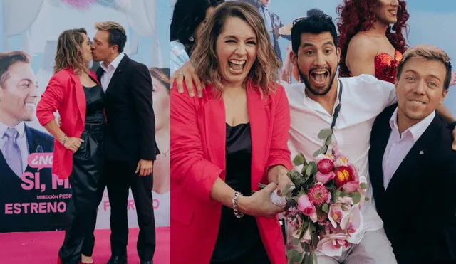 Yidda Eslava y Julián Zucchi fueron las estrellas en el avant premiere de Sí, mi amor. Foto: Yidda Eslava/ Instagram