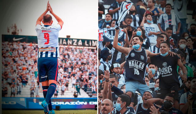 Hernán Barcos fue uno de los más aplaudidos en la pasada Noche Blanquiazul. Foto: composición/ Hernán Barcos instagram/ Alianza Lima