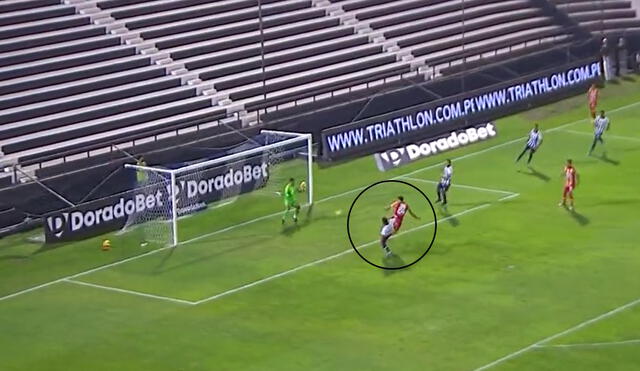 Rodrigo Salinas anotó el 1-0 de Grau sobre Alianza Lima en la Liga 1. Foto: captura de Gol Perú
