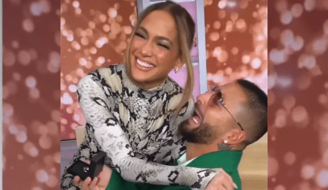 Maluma se atrevió a proponerle a Jennifer López y ella tuvo esta reacción. Video: Instagram