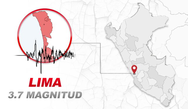 El sismo tuvo una magnitud de 3.7. Foto: composición LR