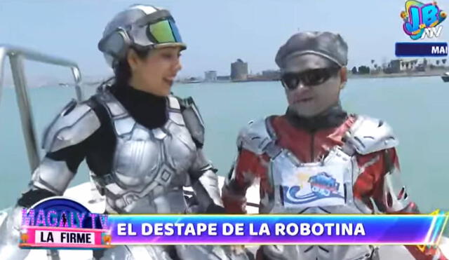 Robotín y Robotina continúan viviendo su idilio. Foto: captura de ATV