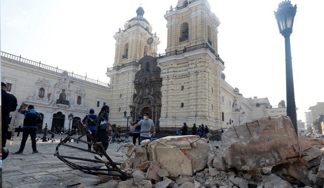 Según el sacerdote, la Municipalidad de Lima no realizó los estudios para estos trabajos de recuperación. Foto: Carlos Feliz