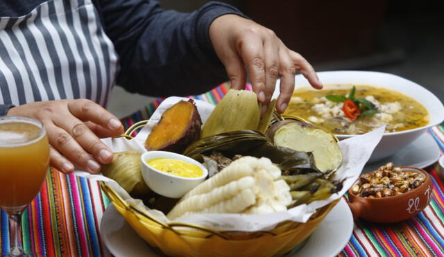 La pachamanca es un plato típico de la sierra. Foto: Carlos Contreras/La República