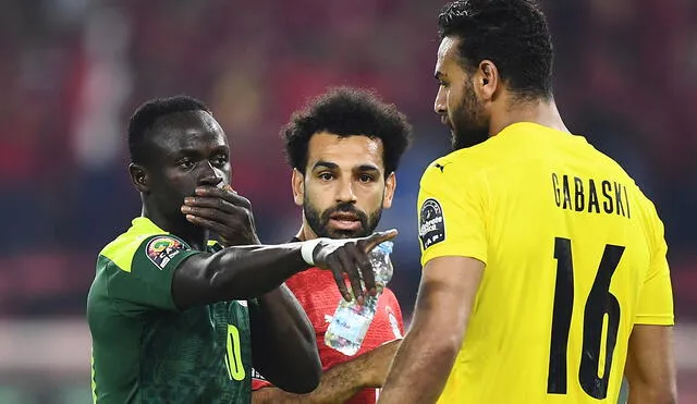 Senegal vs. Egipto en la final del continente africano. Foto: AFP