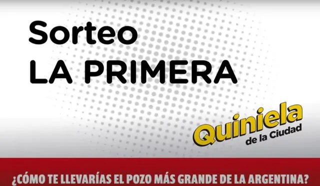 Quiniela hoy: resultados oficiales de la Nacional y Provincia del 7 de febrero en la Argentina. Foto: captura de la Lotería de la Ciudad / YouTube