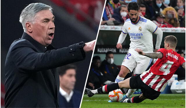 Ancelotti busca ganar su primera liga española con el Real Madrid. Foto: composición/ AFP