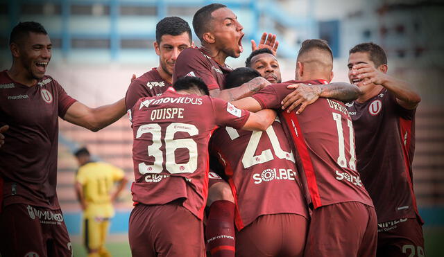 Villamarín estrenó su cuenta goleadora con Universitario. Foto: composición/Liga De Fútbol Profesional