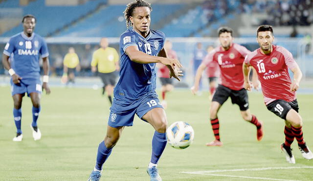 André Carrillo lleva un gol en 3 partidos del Mundial de Clubes. Foto: AFP