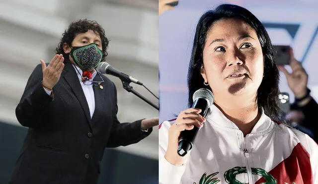 Paredes le pidió a Keiko Fujimori hacer una oposición responsable y activa. Foto: composición LR