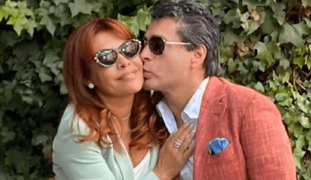 Magaly Medina y Alfredo Zambrano renovaron sus votos matrimoniales a finales del 2021. Foto: Instagram