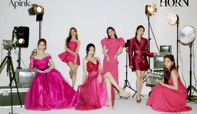 Apink vuelven con un concepto elegante. Foto: Facebook Apink