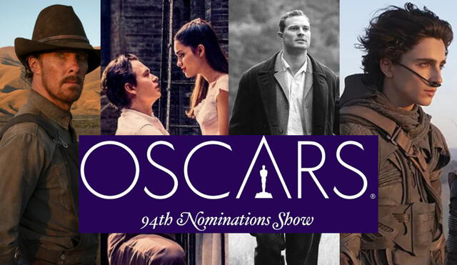 La ceremonia de nominaciones al Oscar 2022 se celebrará este martes 8 de febrero y aquí te dejamos los links para ver la transmisión en vivo. Foto: composición LR/ Facebook Premios Oscar