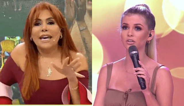 Magaly Medina volvió a criticar a Brunella Horna en su faceta de conductora. Foto: composición/ ATV/ América TV