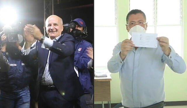 Los candidatos José María Figueres y Rodrigo Chaves definirán en un balotaje el 3 de abril quien gobernará Costa Rica. Foto: composición/AFP