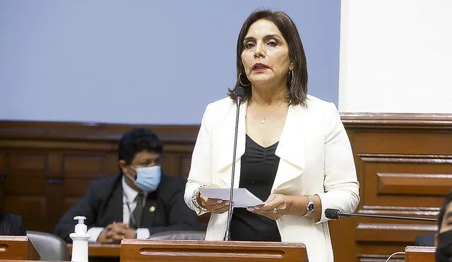 Congreso. Patricia Juárez (Fuerza Popular) sigue con las reformas solo para fortalecer al Parlamento. Foto: difusión
